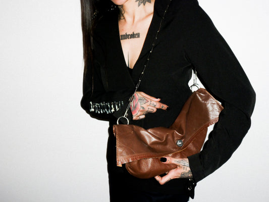 Brown Couch Bag / Assimetric